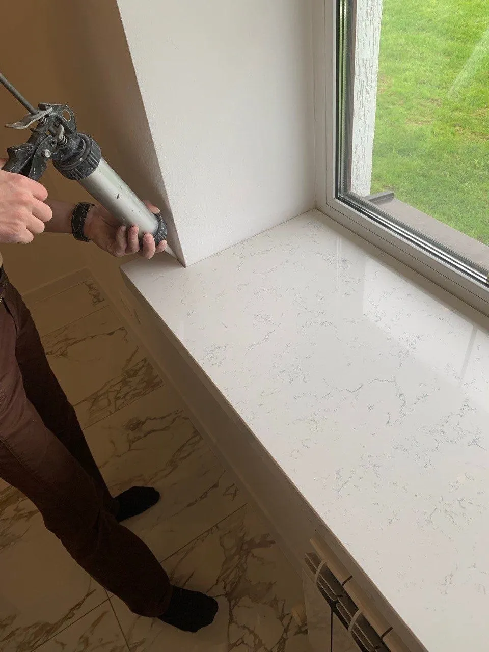 Подоконники из искусственного камня